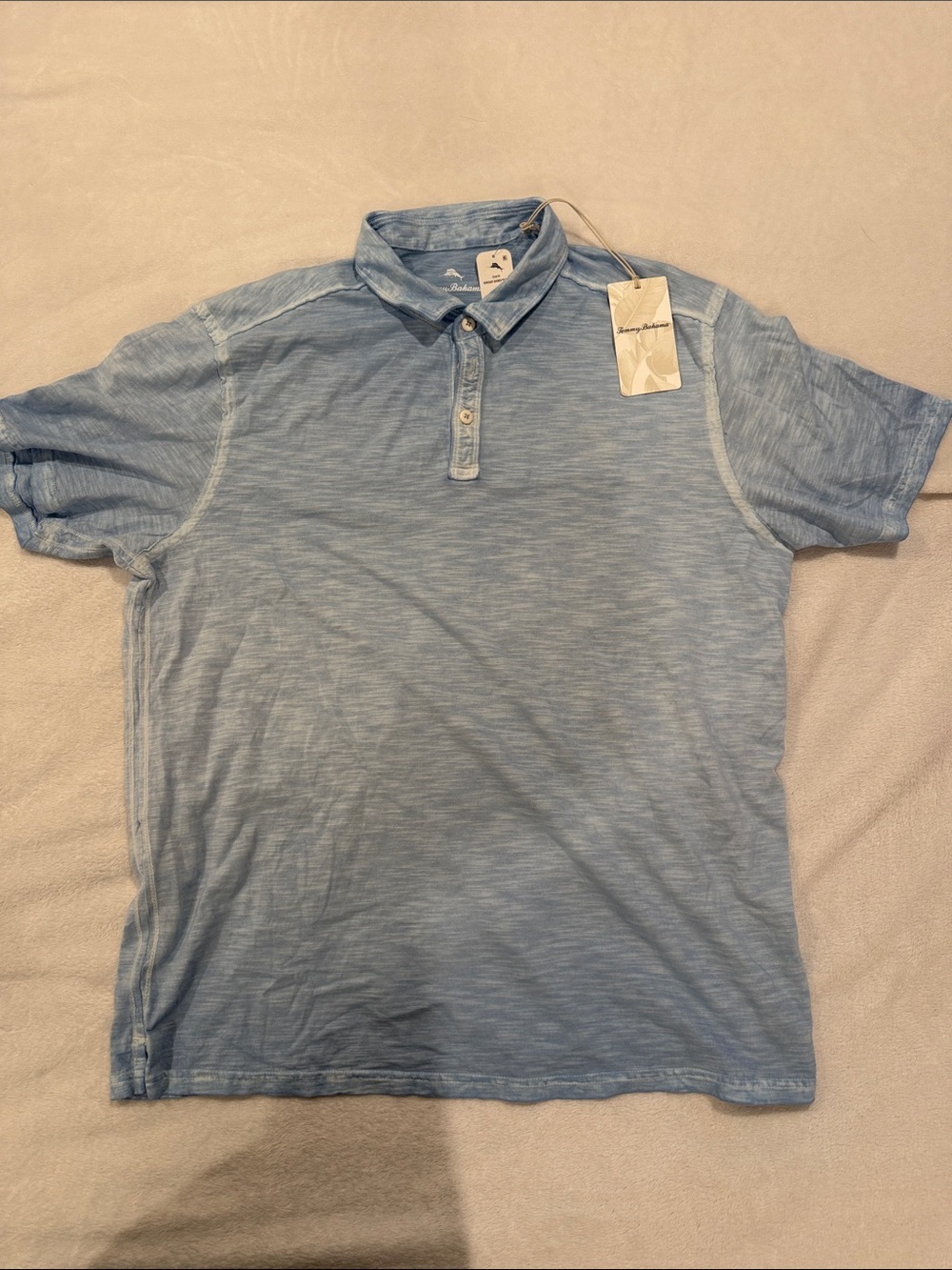 Tommy Bahama Light Blue Men's Polo